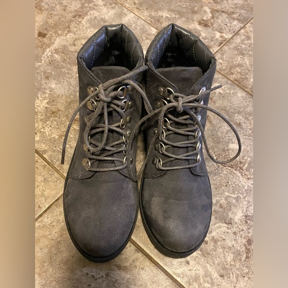 Wanted Sequoia Lace-Up Hiker Bootie, Grey, 6 - Picture 2 of 5